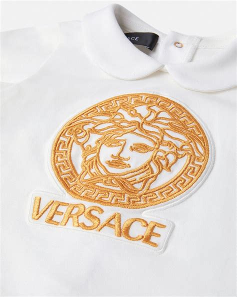 tutina versace bambino|Tutina Versace Logo Baby.